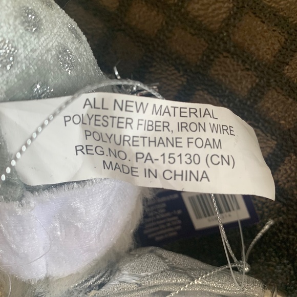 2018 Robert Stanley Home Collection Silver & Plum Posable Holiday Elves Set of 2 - Picture 10 of 10